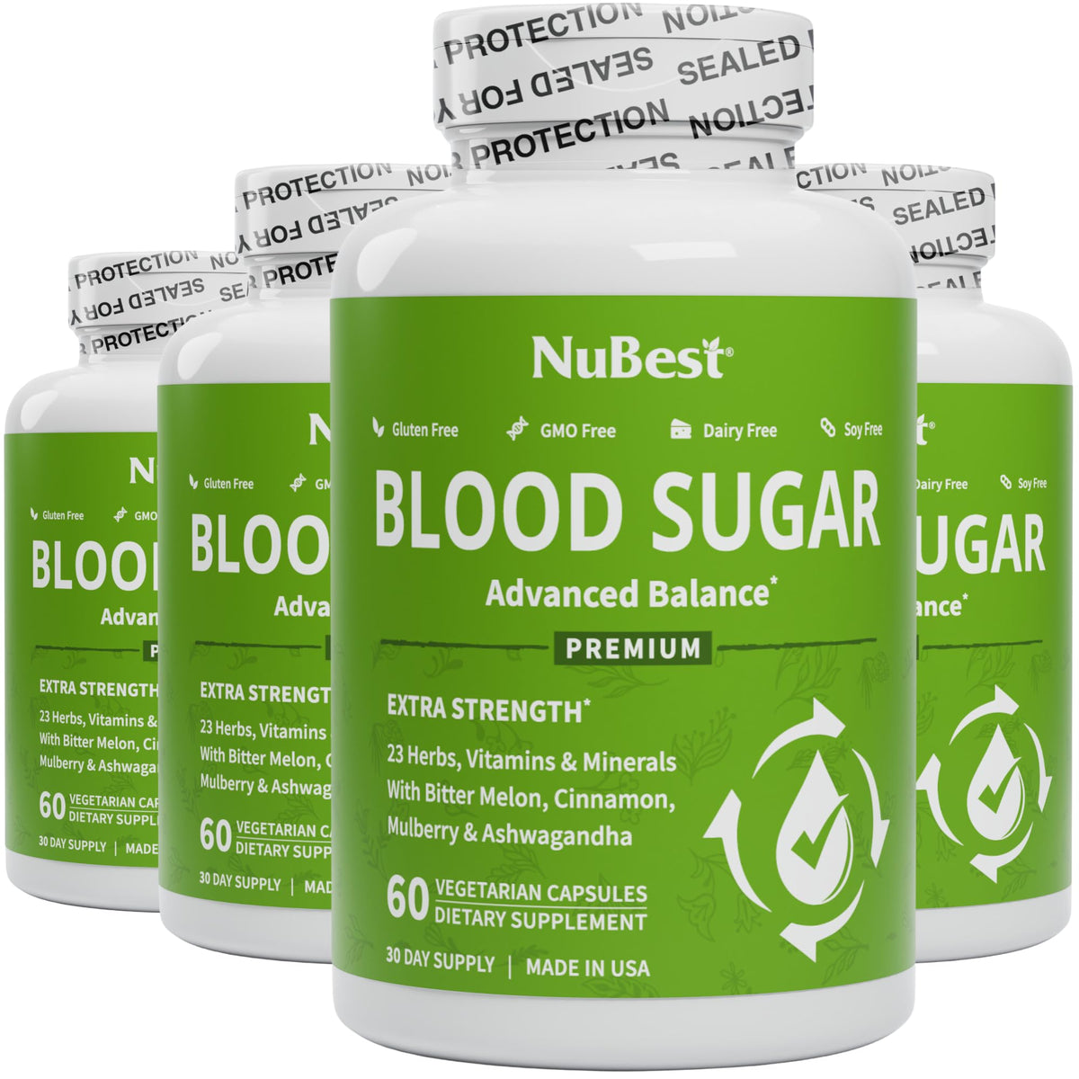 NuBest Blood Sugar Support Formula - 240 Capsules