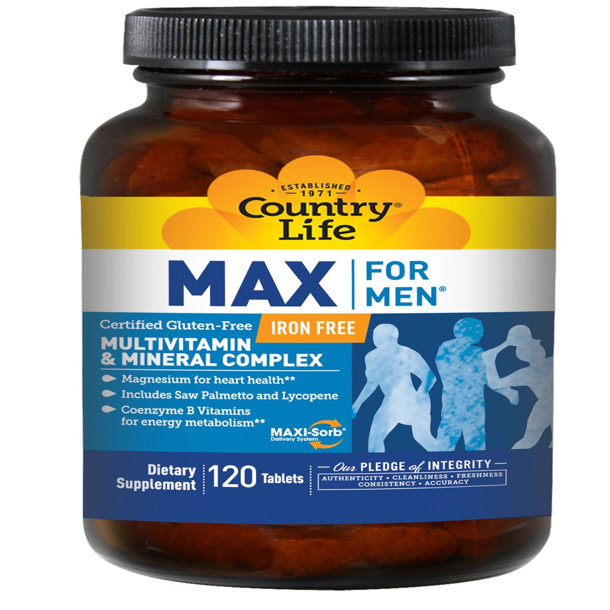 Country Life Max for Men Multivitamin - 120 Tablets