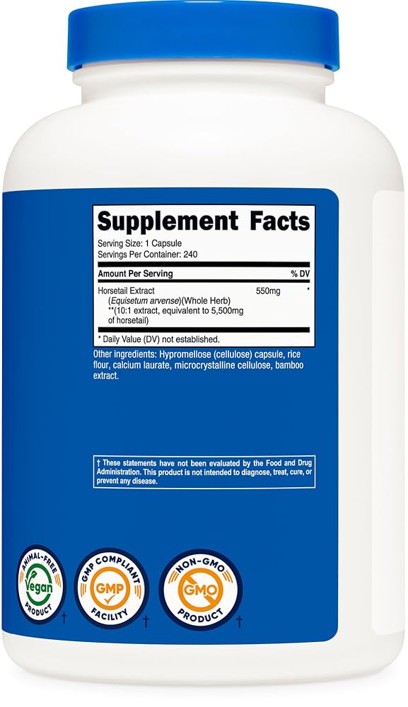 Nutricost Horsetail Extract 550mg - 240 Capsules - image 5