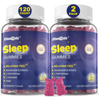 ELLAMENTZ Sleep Gummies No Melatonin with Magnesium - 120 Count