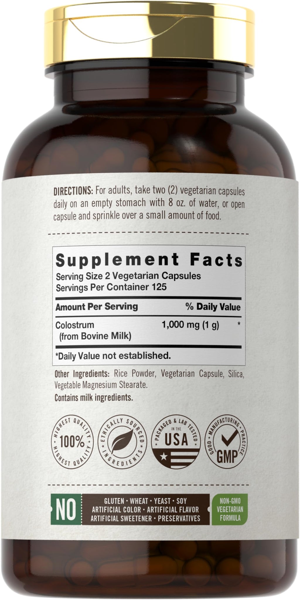 Carlyle Colostrum 1000mg - 250 Capsules - image 2