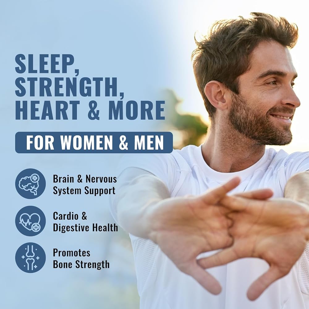 Total Nutra 10-in-1 Magnesium 500 mg for Sleep - 90 Capsules - image 3