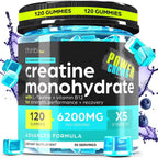 Thinbi Creatine Monohydrate Gummies with Taurine - 120 Count