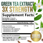 SILVERONYX Green Tea Extract 1000mg - 98% Polyphenols & 45% EGCG