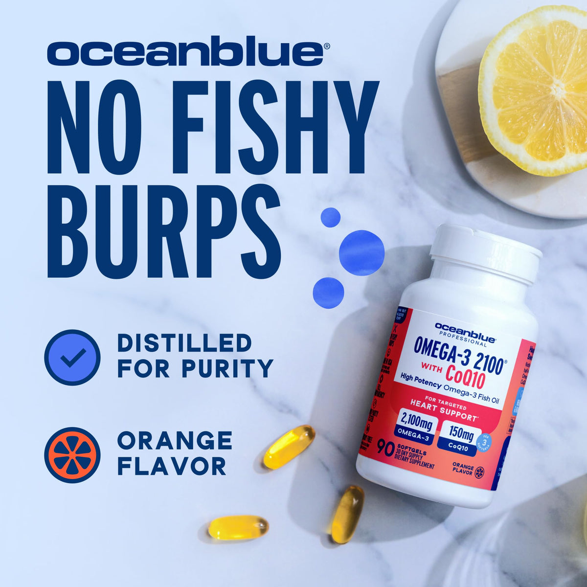 Oceanblue Omega-3 2100 with 150MG CoQ10