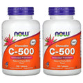 NOW Foods Vitamin C-500 Calcium Ascorbate - 100 Vegetarian Capsules
