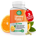 Whole Nature Liposomal Vitamin C Supplement Pills 1200 mg - High