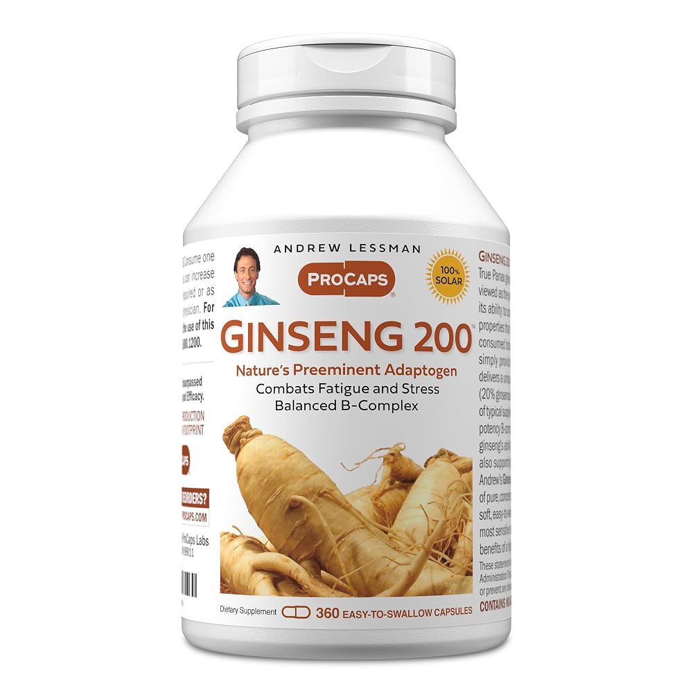 ANDREW LESSMAN Ginseng 200 - Capsules - Standardized Extract