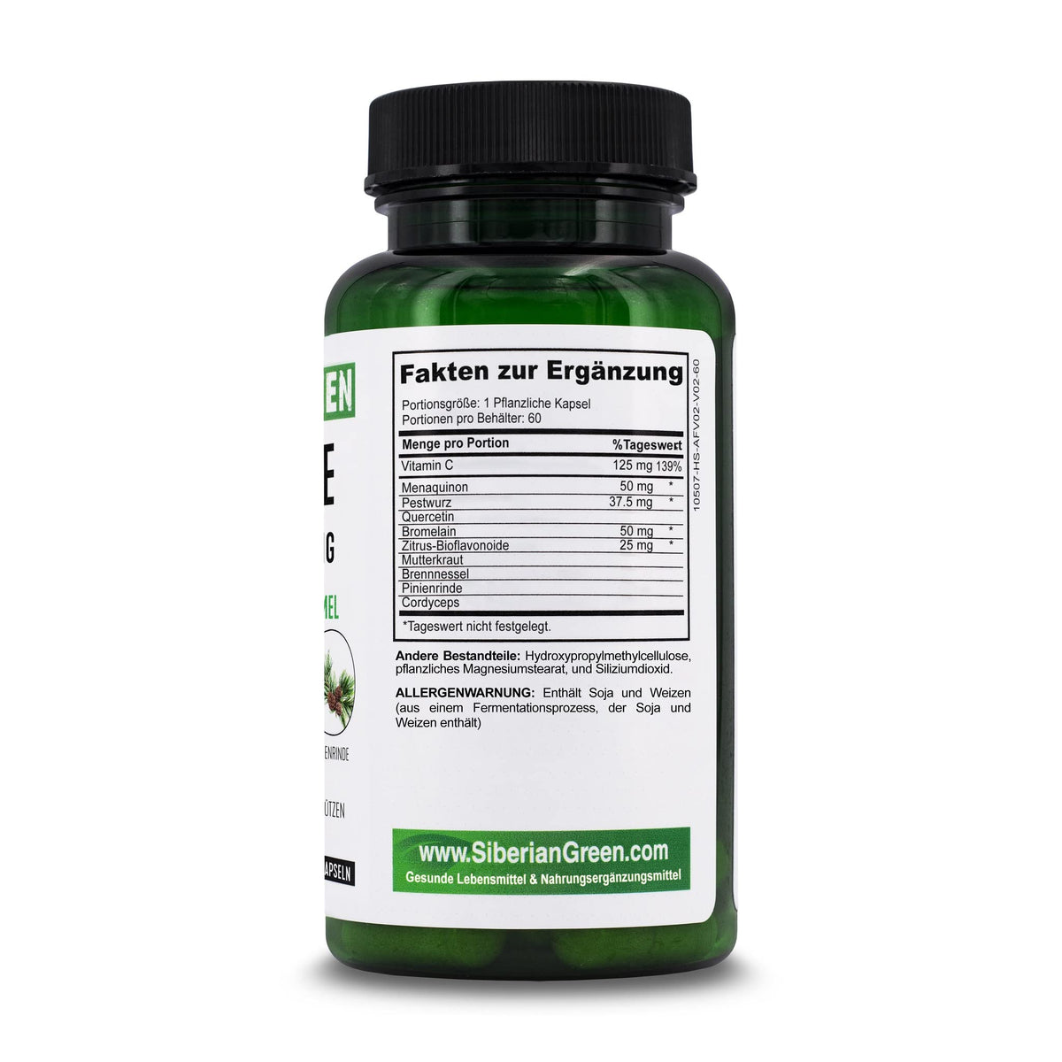 Siberian Green Lung Support Complex - 60 Capsules - image 6