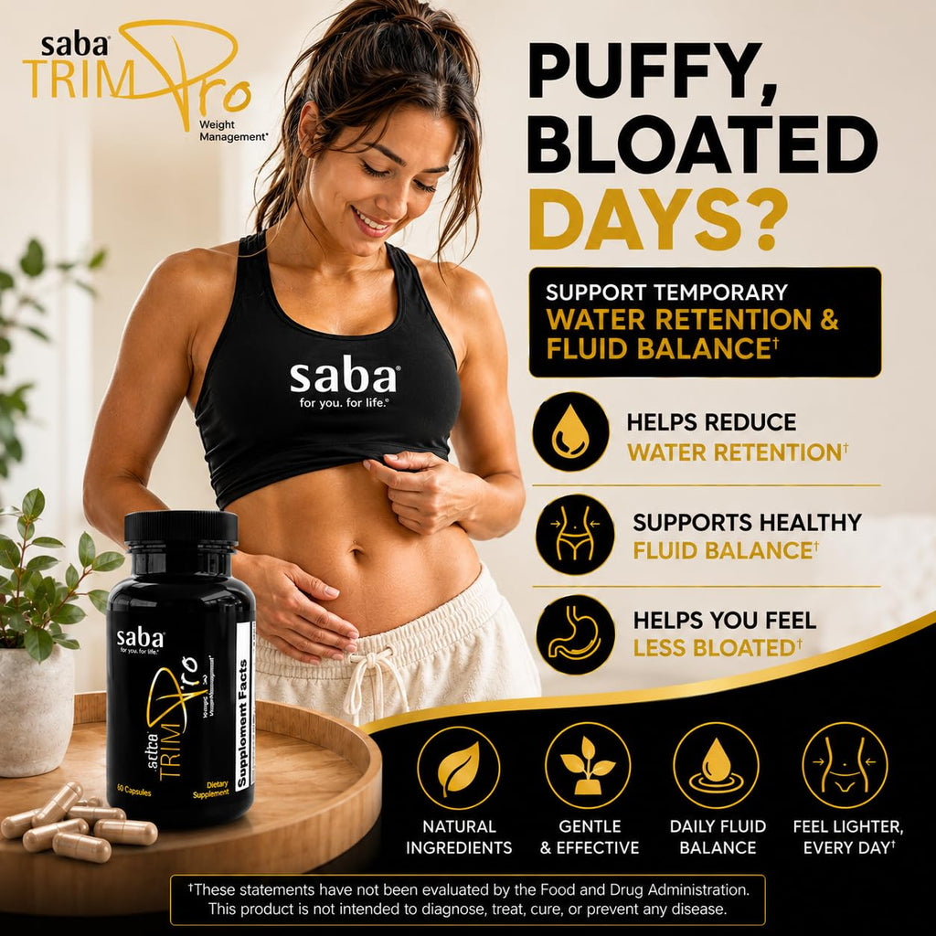 Saba Trim Pro Metabolism & Weight Management Support - 60 Capsules - image 6