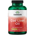 Swanson Cod Liver Oil with Vitamin A 700 mg - 250 Softgels