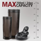 ShakerZoo-6 Pack-Protein Shaker Bottles for Protein Mixes