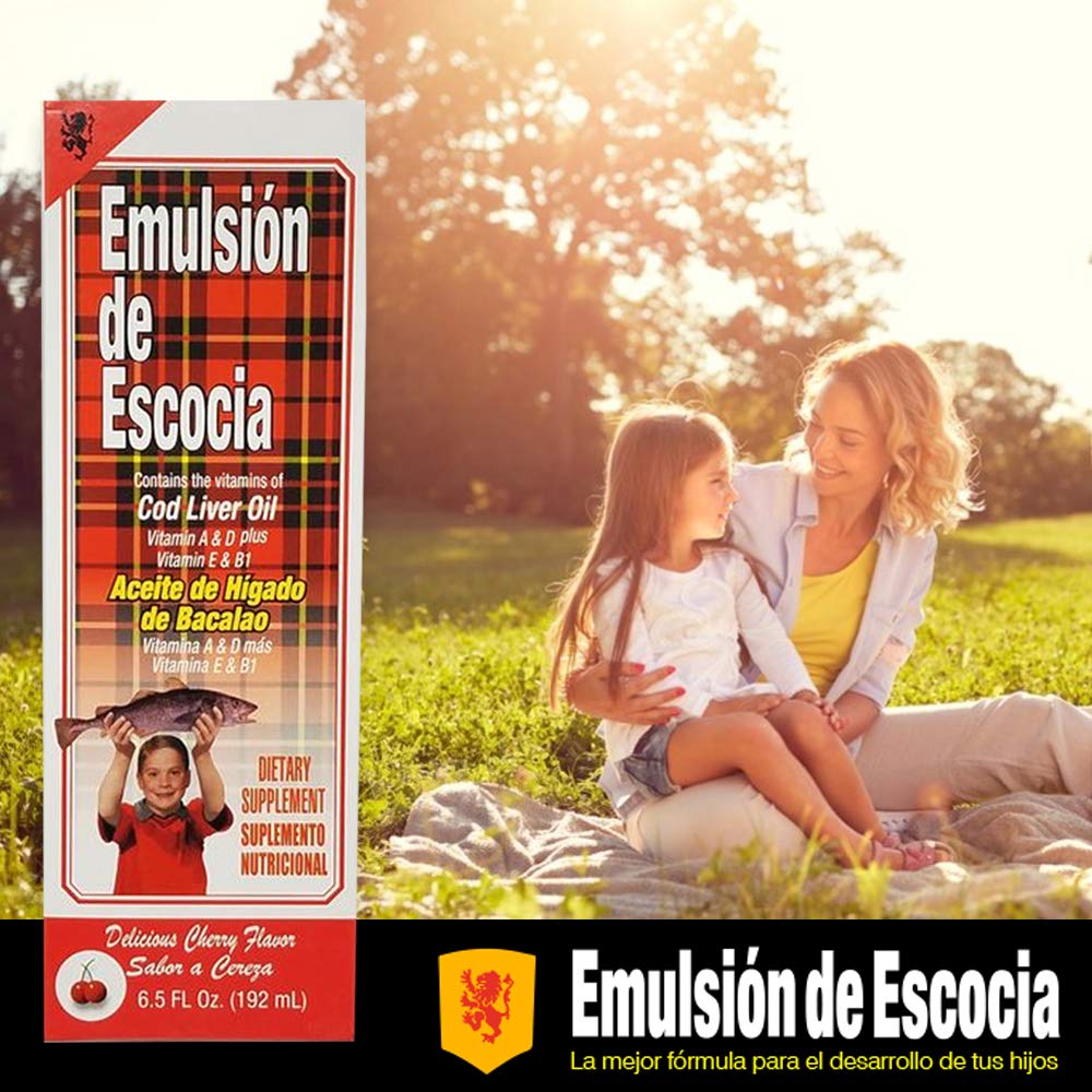 Menper Emulsión de Escocia Cod Liver Oil Cherry - 3-Pack - image 4