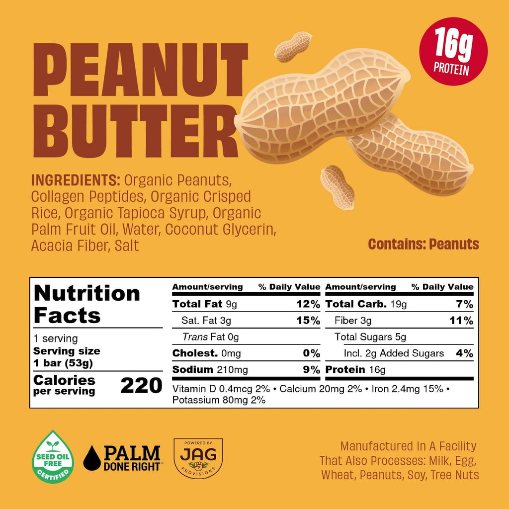 JustNosh Collagen Protein Bars