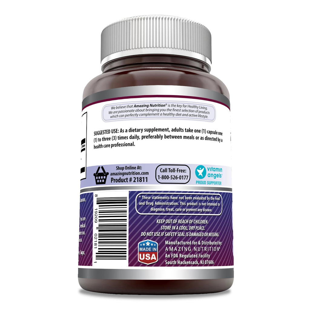 Amazing Formulas L-Tyrosine 500 mg Capsules