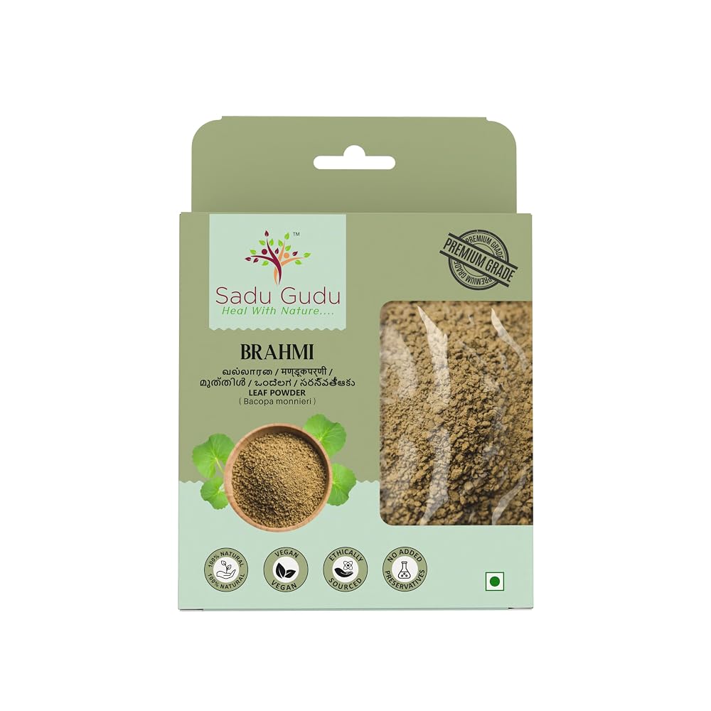 Sadu Gudu Brahmi Gotu Kola Centella Asiatica Powder - 100g - image 3