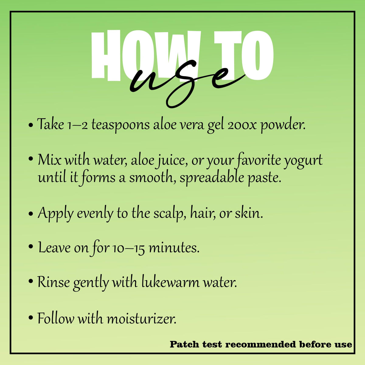 minature Aloe Vera Leaf Powder - 100g - image 4