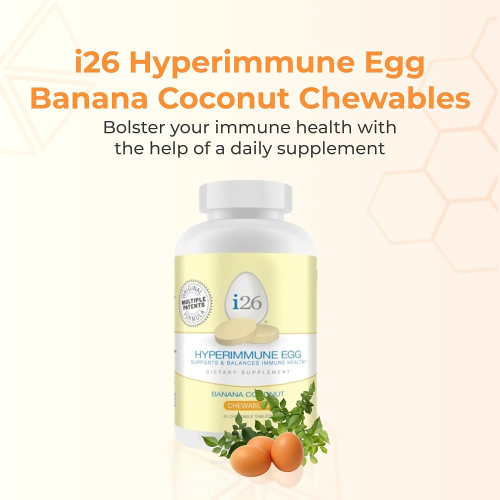 Youngevity i26 Hyperimmune Egg IgY Max Chewables - 45 Count - image 2