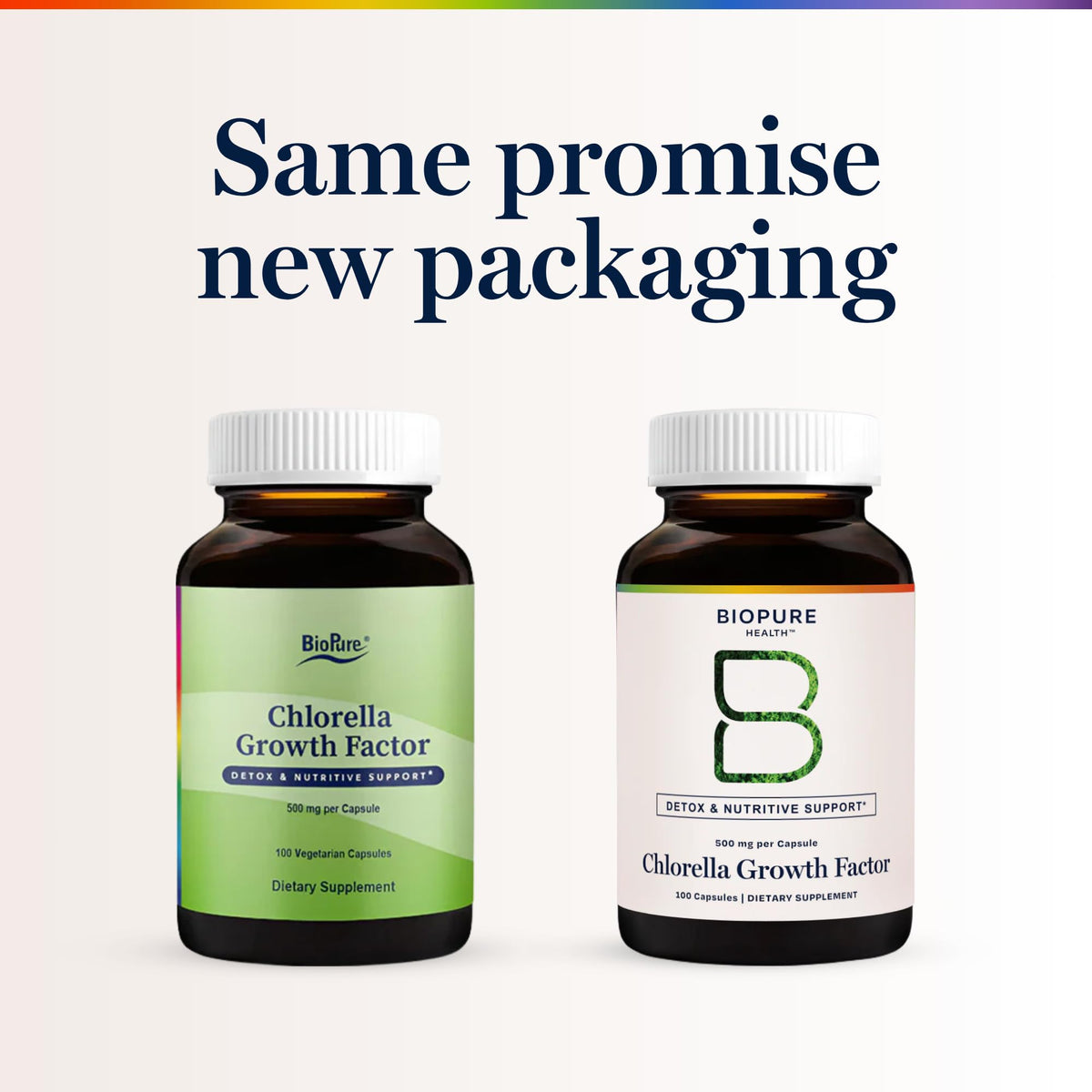 BioPure Chlorella Growth Factor Cellular Vitality - 100 Capsules - image 2