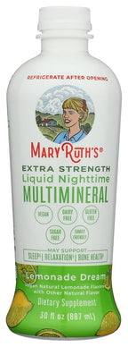 Mary Ruth's Lemonade Extra Strength Nighttime Liquid Multimineral - 30 Fl Oz