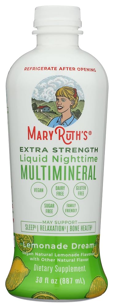 Mary Ruth's Lemonade Extra Strength Nighttime Liquid Multimineral - 30 Fl Oz