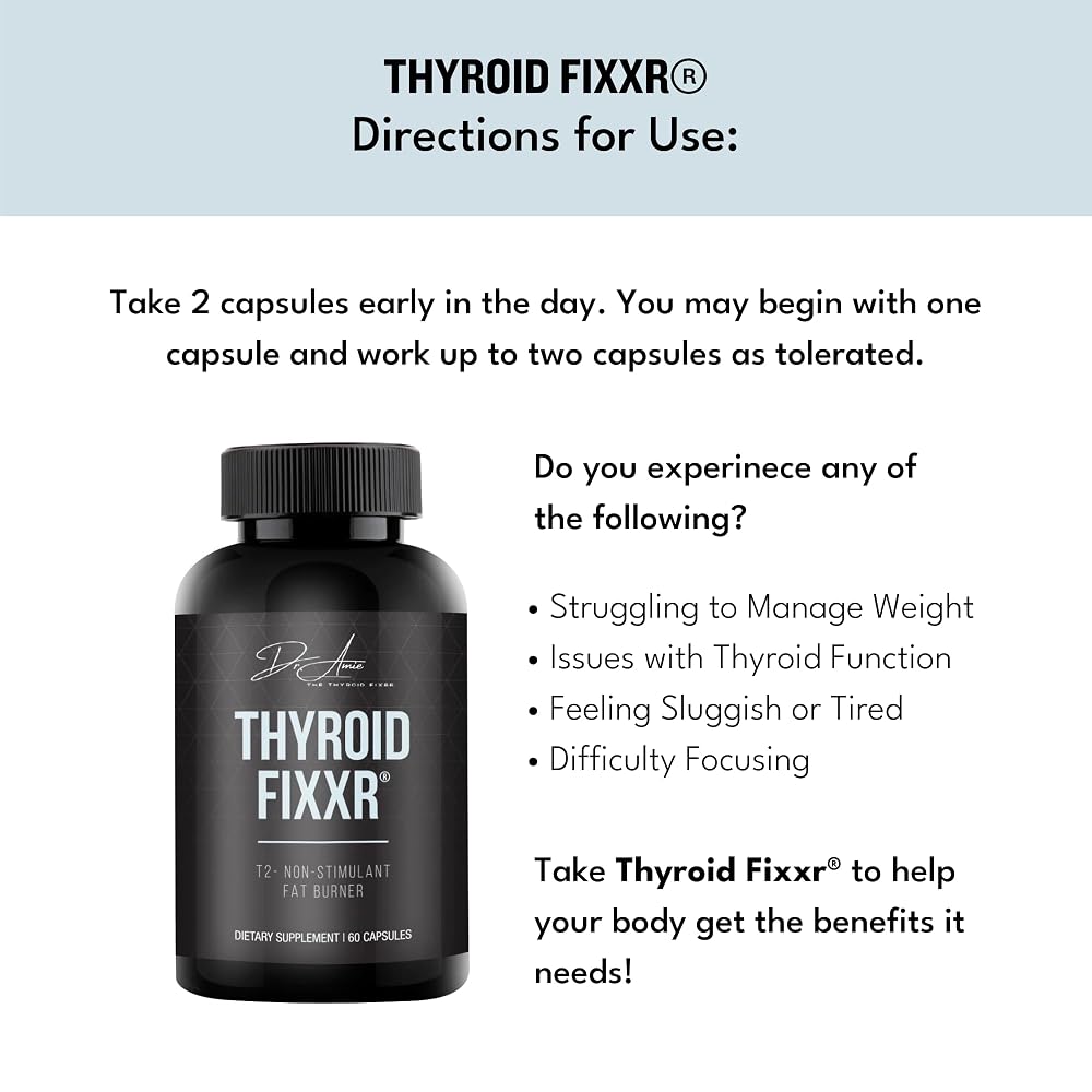 Fixxr Thyroid Fixxr T2 Thyroid Support Capsules - 60 Count - image 5