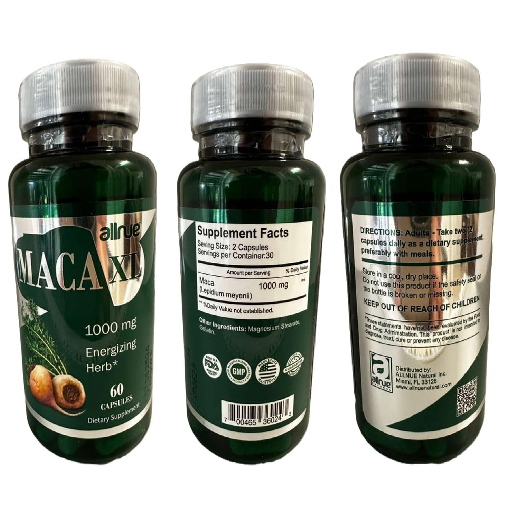 All Nue Maca XL - 60 Capsules - image 4