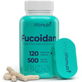 LongLifeNutri Fucoidan 500mg Brown Seaweed Extract - 120 Vegetarian Capsules
