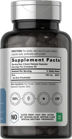 Horbäach Zinc Picolinate 100mg - 180 Capsules - image 2