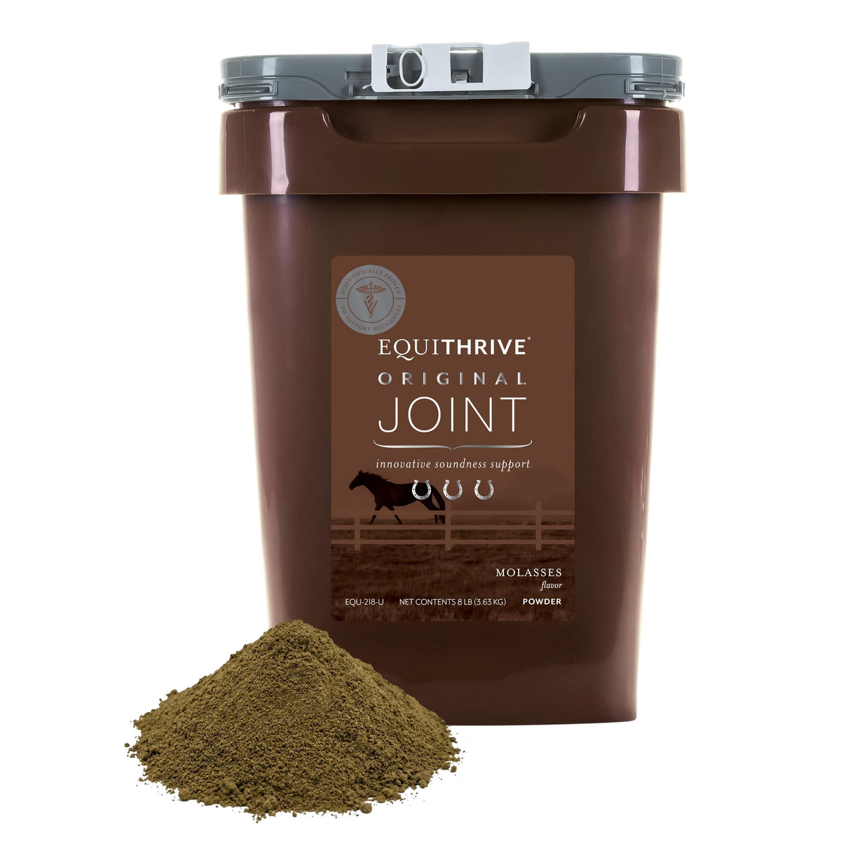 Equithrive Original Joint Powder Horse Supplement Molasses - 8 lbs