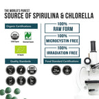 Triquetra Health Organic Spirulina & Chlorella Tablets - 120 Count - image 6