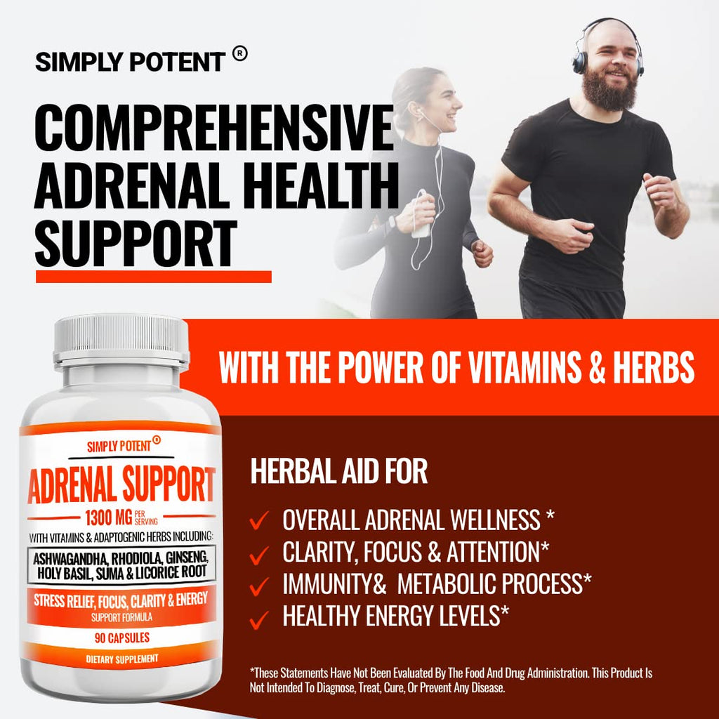 Simply Potent Adrenal Support and Cortisol Manager - 90 Capsules - image 4