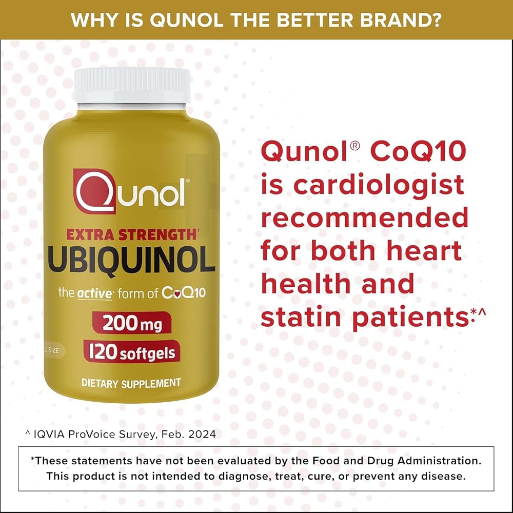 Qunol Ubiquinol 200mg Extra Strength Antioxidant - 120 Softgels - image 5