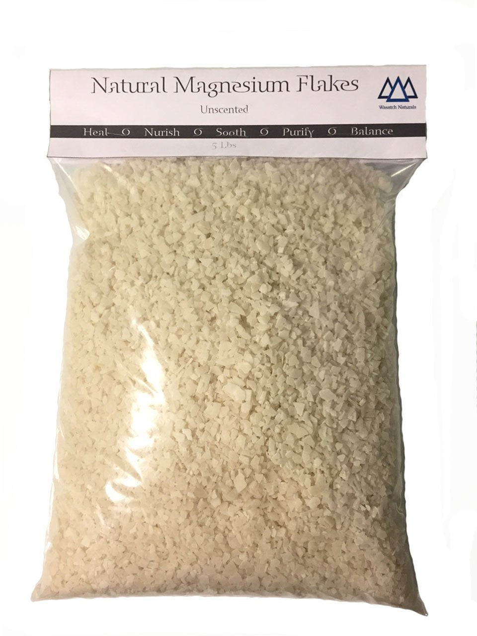 Wasatch Naturals Magnesium Flakes - 15 lb Bag
