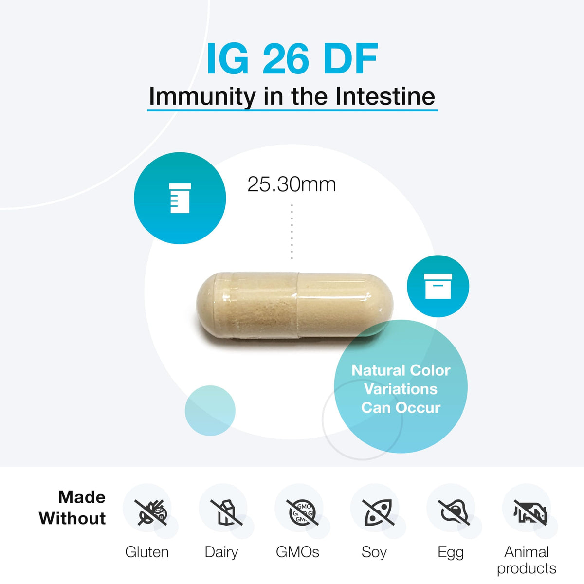 XYMOGEN IG 26 DF Immunoglobulin Support - 120 Capsules - image 3