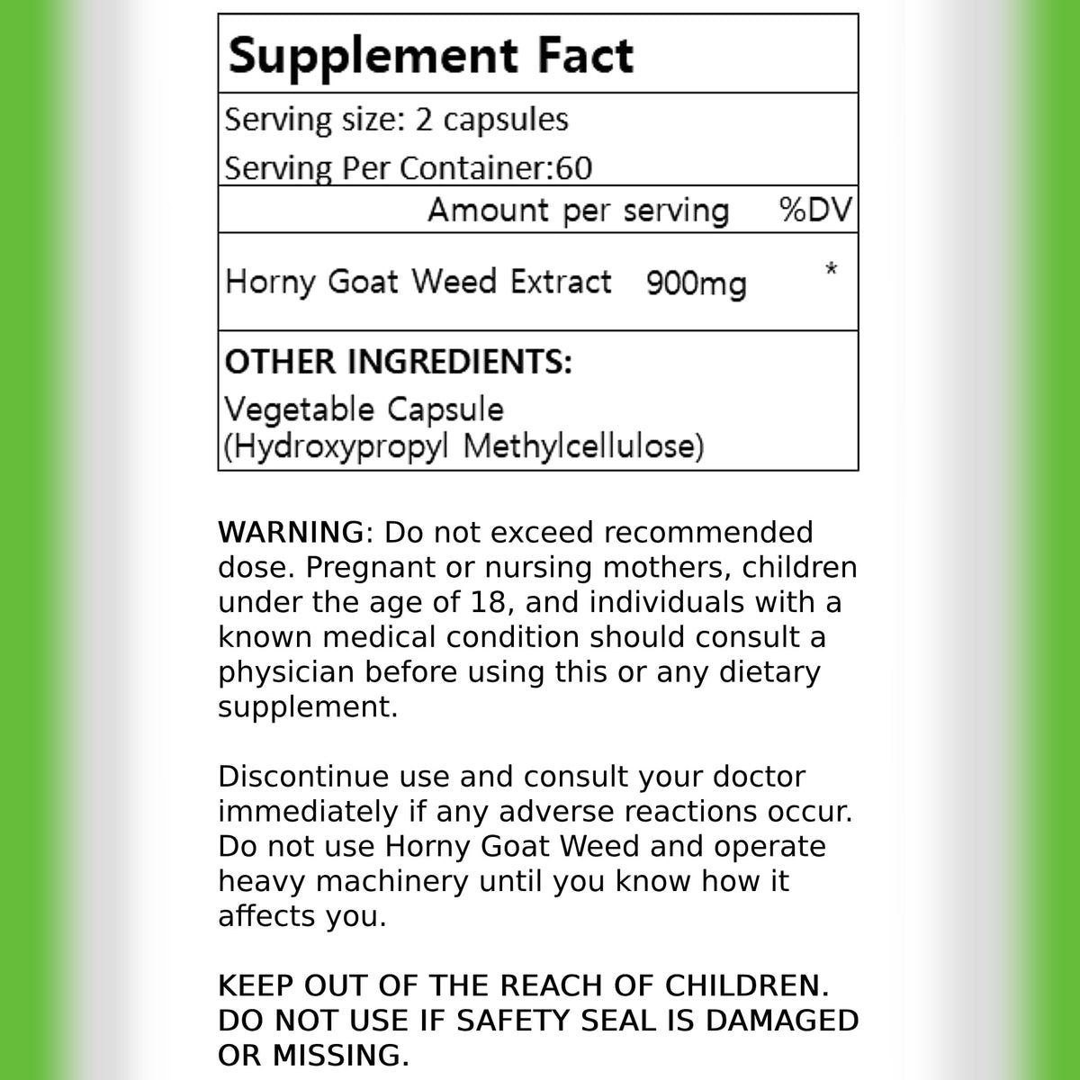 Beleon Goods For Life Horny Goat Weed Extract 900 mg - 120 Capsules - image 6