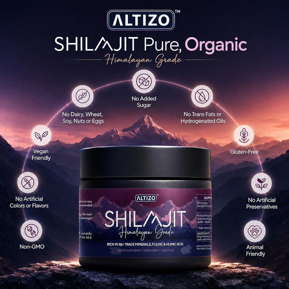 Altizo Himalayan Shilajit Resin Daily Wellness Support - 30g - image 3