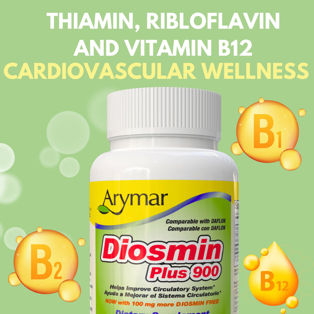 Arymar Diosmin Plus 900 Circulatory Support - 60 Capsules - image 2
