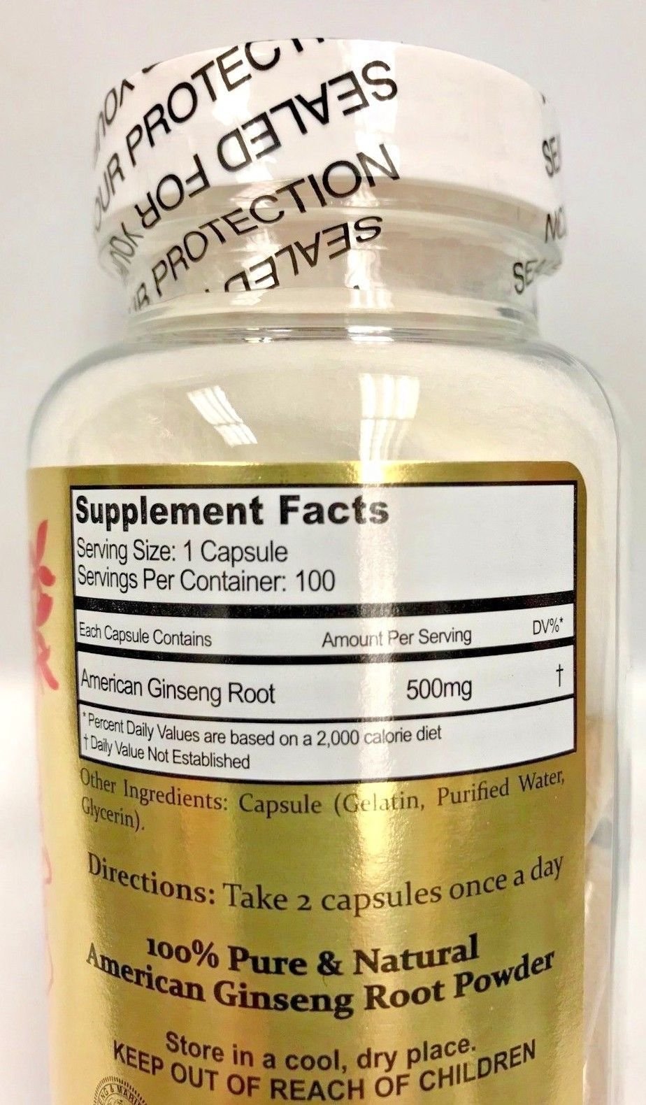 FEC Ginseng American Ginseng - 100 Capsules - image 2