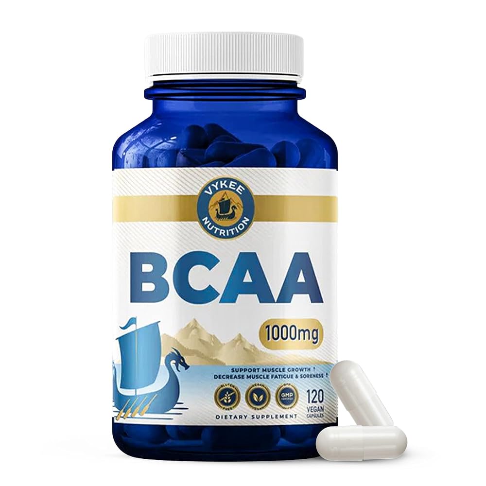 Vykee Nutrition BCAA Capsules 1,000 mg - 120 Count