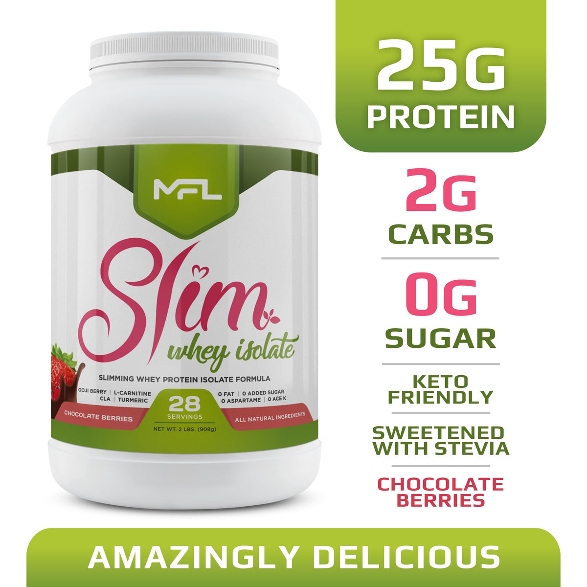 MUSCLE FOOD LABS Slim Whey Protein Powder for Weight Loss - 2 lbs - image 2