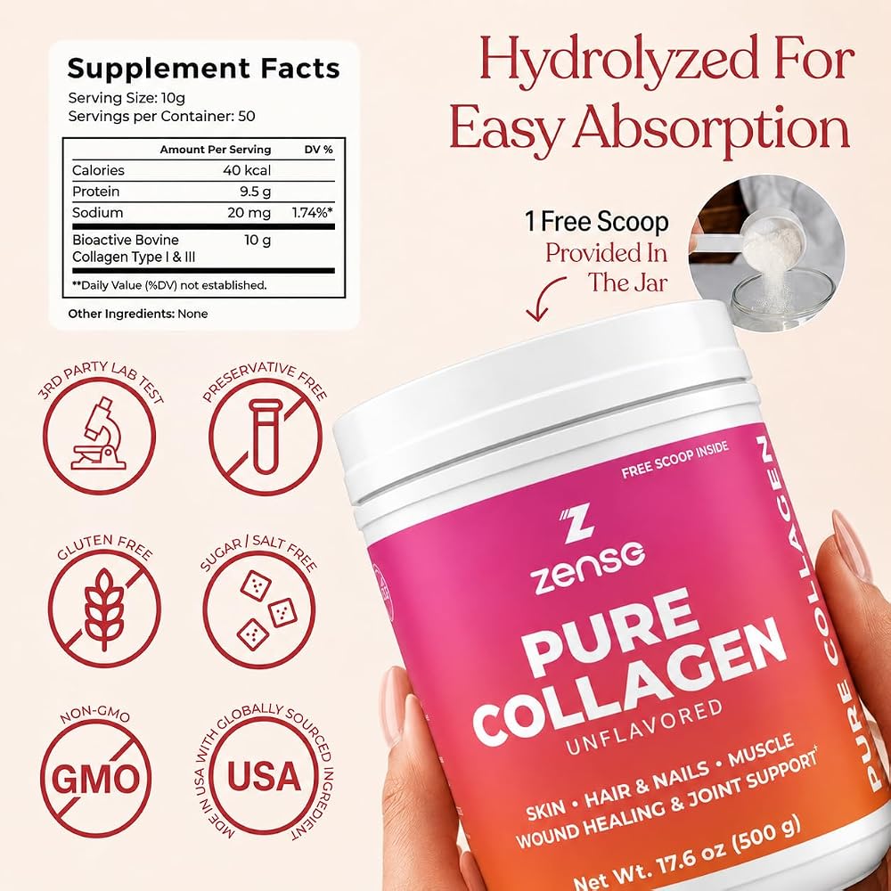 ZENSE Hydrolyzed Collagen Powder