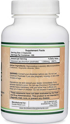 Double Wood Supplements Chromium Picolinate 1000mcg - 300 Capsules - image 3