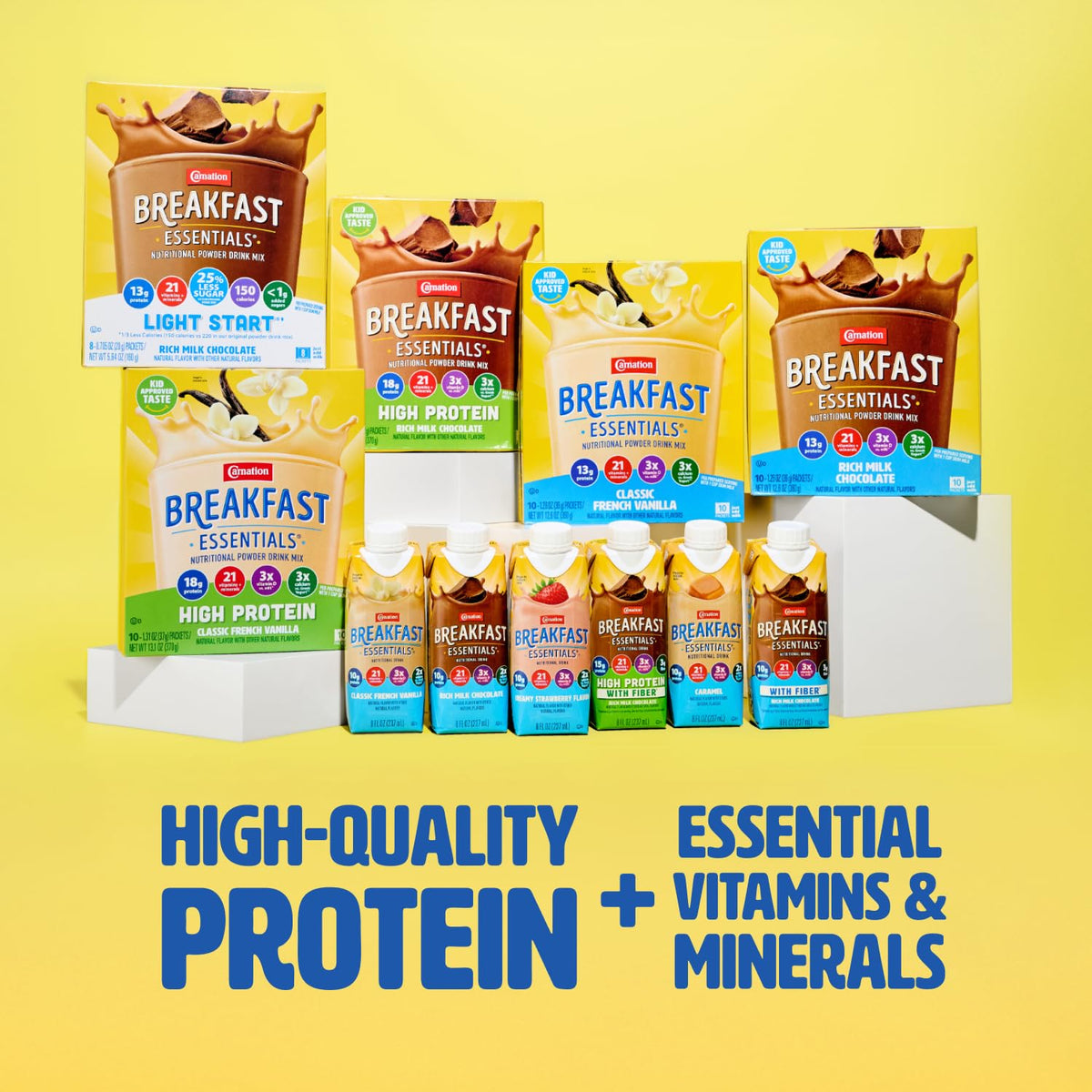 Carnation Breakfast Essentials Light Start Nutritional Powder - 8 Pack - image 2