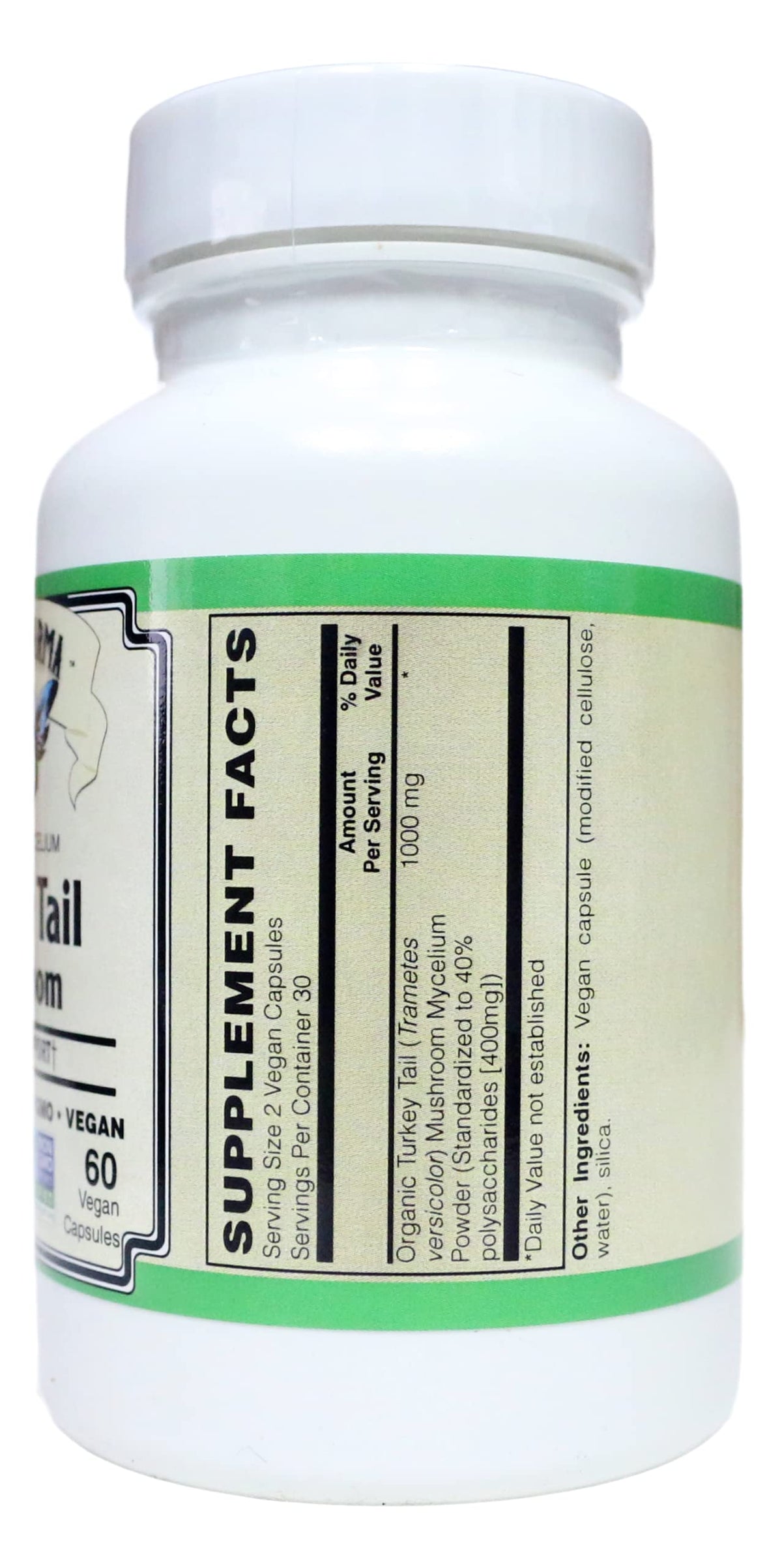 AlchePharma Turkey Tail Mushroom Organic 40% Polysaccharides - image 2