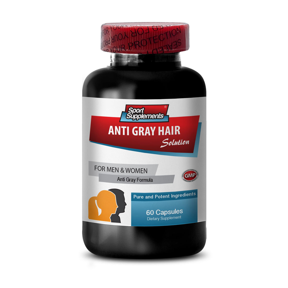 Sport Supplements Nettle Root Extract Anti Gray Hair - 60 Capsules - image 2