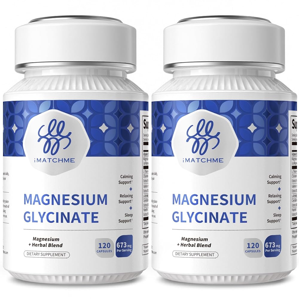 iMATCHME Magnesium Glycinate 850mg Capsules