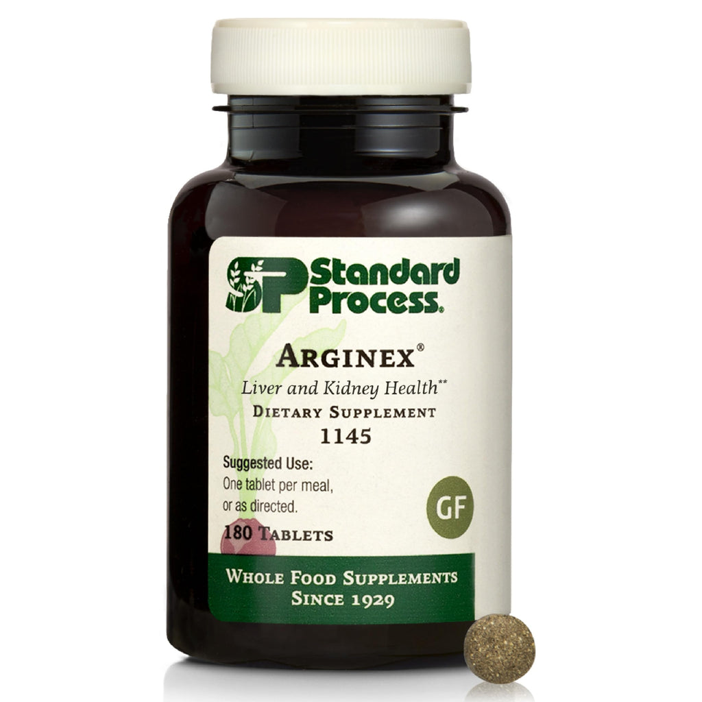 Standard Process Arginex Vitamin A Liver & Kidney Supplement - 180 Tablets