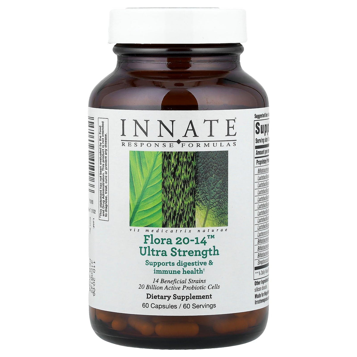 Innate Response Formulas Flora 20-14 Probiotic Ultra Strength - 60 Capsules