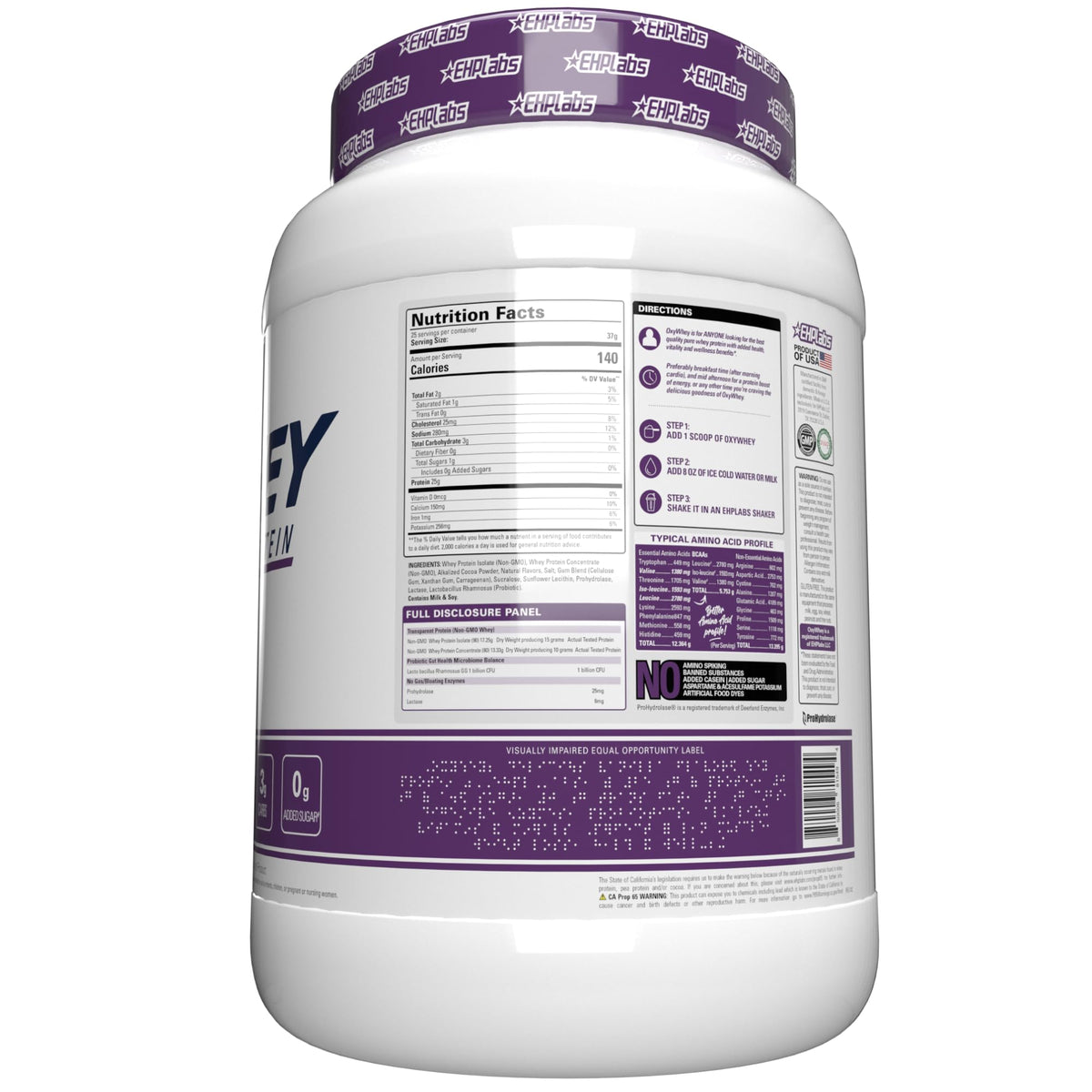 EHP Labs OxyWhey Lean Wellness Parent